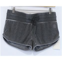 ELEMENT LADIES EDEN GREY WASH SHORT SHORTS SIZE XS