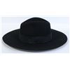 Image 1 : BRIXTON WOMENS BLACK WOOL BRIMMED HAT 56CM