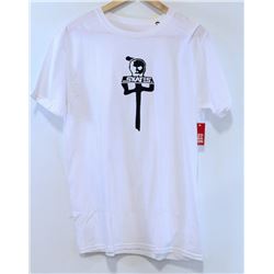 RED DRAGON MENS WHITE SKATES T-SHIRT SIZE LARGE