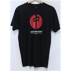 RED DRAGON MENS BLACK LOGO T-SHIRT SIZE LARGE