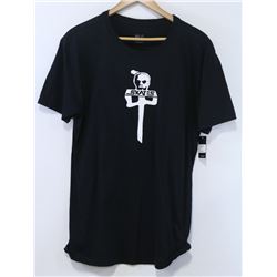 RED DRAGON MENS BLACK SKATES T-SHIRT