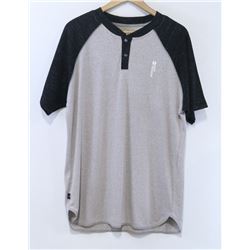 RED DRAGON MENS BLACK & CHARCOAL 3/4 LENGTH SHIRT