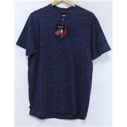 RED DRAGON MENS NAVY BUTTON COLLAR T-SHIRT SIZE