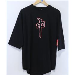 RED DRAGON MENS BLACK 3/4 LENGTH SHIRT WITH LOGO
