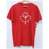 Image 1 : RED DRAGON MENS RED MAPLE LEAF SHIRT SIZE LARGE