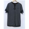 Image 1 : RED DRAGON MENS LIGHT GRAY & BLACK BUTTON NECK