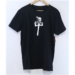 RED DRAGON MENS BLACK SKATES T-SHIRT SIZE LARGE