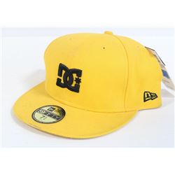 YELLOW DC 7-3/4 FITTED BASEBALL CAP