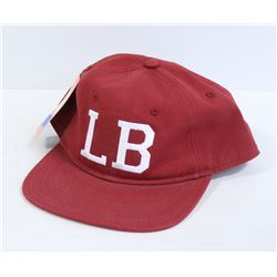 LAYBACK RED SNAP BACK BALL CAP