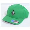 Image 1 : VOLCOM GREEN FLEXFIT SIZE LARGE/X-LARGE BALLCAP