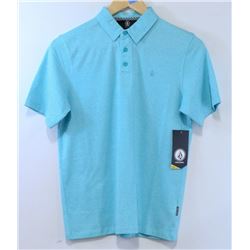 VOLCOM YOUTH WOWZER BLUE POLO SHIRT SIZE 12Y/L
