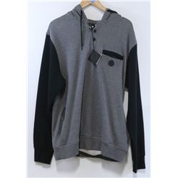 RED DRAGON MENS GREY AND BLACK LONG SLEEVE HOODED