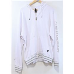 RED DRAGON MENS WHITE ZIP UP HOODIE SIZE MEDIUM