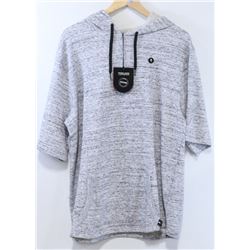 RED DRAGON MENS GREY SHORT SLEEVE HOODIE SIZE