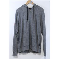 RED DRAGON MENS LIGHT GREY ZIP UP HOODIE SIZE