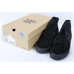HUF MENS HUPPER2 HIGH BLACK SHOE SIZE 12