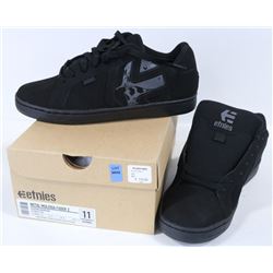 ETNIES METAL MULISHA FADER2 BLACK MENS SHOE SIZE