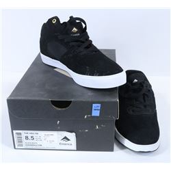 EMERICA HSUG6 BLACK AND WHITE MENS SHOE SIZE 8.5