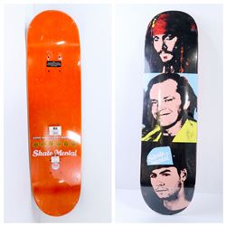 SKATE MENTAL ORANGE/GRAPHIC 8.25" SKATE DECK