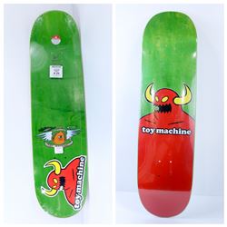 TOY MACHINE MONSTER GREEN 8.25" SKATE DECK