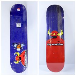 TOY MACHINE MONSTER PURPLE 8.38" SKATE DECK