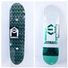 Image 1 : SK8MAFIA GREEN/WHITE 8" SKATE DECK