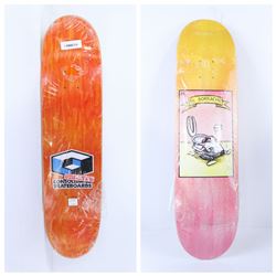 CONSOLIDATED SKATEBOARDS ORANGE/GRAPHIC 8" SKATE