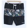 Image 1 : EKUMENIK MENS BLACK/GRAPHIC TAILORED BOARD SHORTS