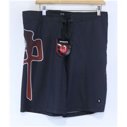 RED DRAGON BLACK MENS LOGO BOARD SHORTS SIZE 32