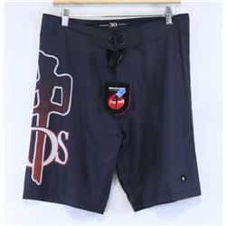 RED DRAGON BLACK MENS LOGO BOARD SHORTS SIZE 30
