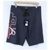 Image 1 : RED DRAGON BLACK MENS LOGO BOARD SHORTS SIZE 32