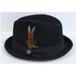 BRIXTON GAIN FEDORA BLACK SIZE SMALL