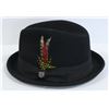Image 1 : BRIXTON GAIN FEDORA BLACK SIZE SMALL