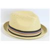 Image 1 : BRIXTON BLONDE WICKER STYLE FEDORA SIZE M/7.25