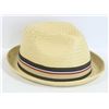 Image 1 : BRIXTON BLONDE WICKER STYLE FEDORA SIZE SM/7
