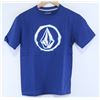 Image 1 : VOLCOM LOGO BLUE YOUTH T-SHIRT SIZE L/14