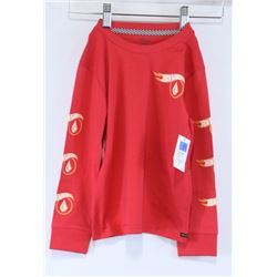 VOLCOM YOUTH RED HOTWHEELS LONG SLEEVE SHIRT