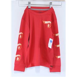 VOLCOM YOUTH RED HOTWHEELS LONG SLEEVE SHIRT