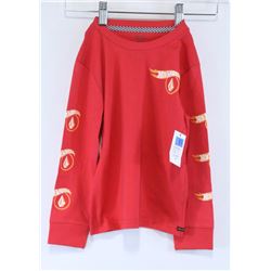 VOLCOM YOUTH RED HOTWHEELS LONG SLEEVE SHIRT