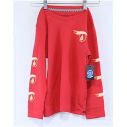 VOLCOM YOUTH RED HOTWHEELS LONG SLEEVE SHIRT