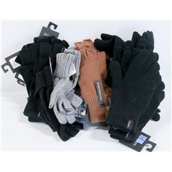 LOT OF ASSORTED NAME BRAND GLOVES