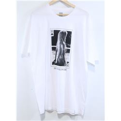 HUF MENS WHITE HUF WORLD WIDE TSHIRT SIZE XL