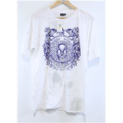 VOLCOM MENS WHITE SKULL TSHIRT SIZE MEDIUM