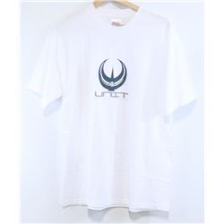 MENS HAYNES WHITE UNIT TSHIRT SIZE LARGE