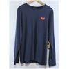 Image 1 : BRIXTON MENS NAVY LONG SLEEVE COORS BANQUET SHIRT