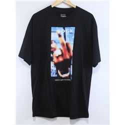 DGK MENS BLACK PIXELATED GRAPHIC T-SHIRT SIZE XL