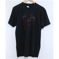 MATIX MENS BLACK BIRD FEET TSHIRT SIZE MEDIUM