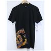 Image 1 : DC MENS BLACK LOGO TSHIRT SIZE SMALL