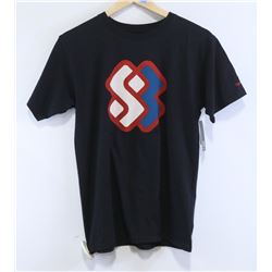 SPECIAL BLEND MENS BLACK LOGO TSHIRT SIZE SMALL