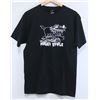 Image 1 : MENS BLACK DOGGY STYLE TSHIRT SIZE MEDIUM